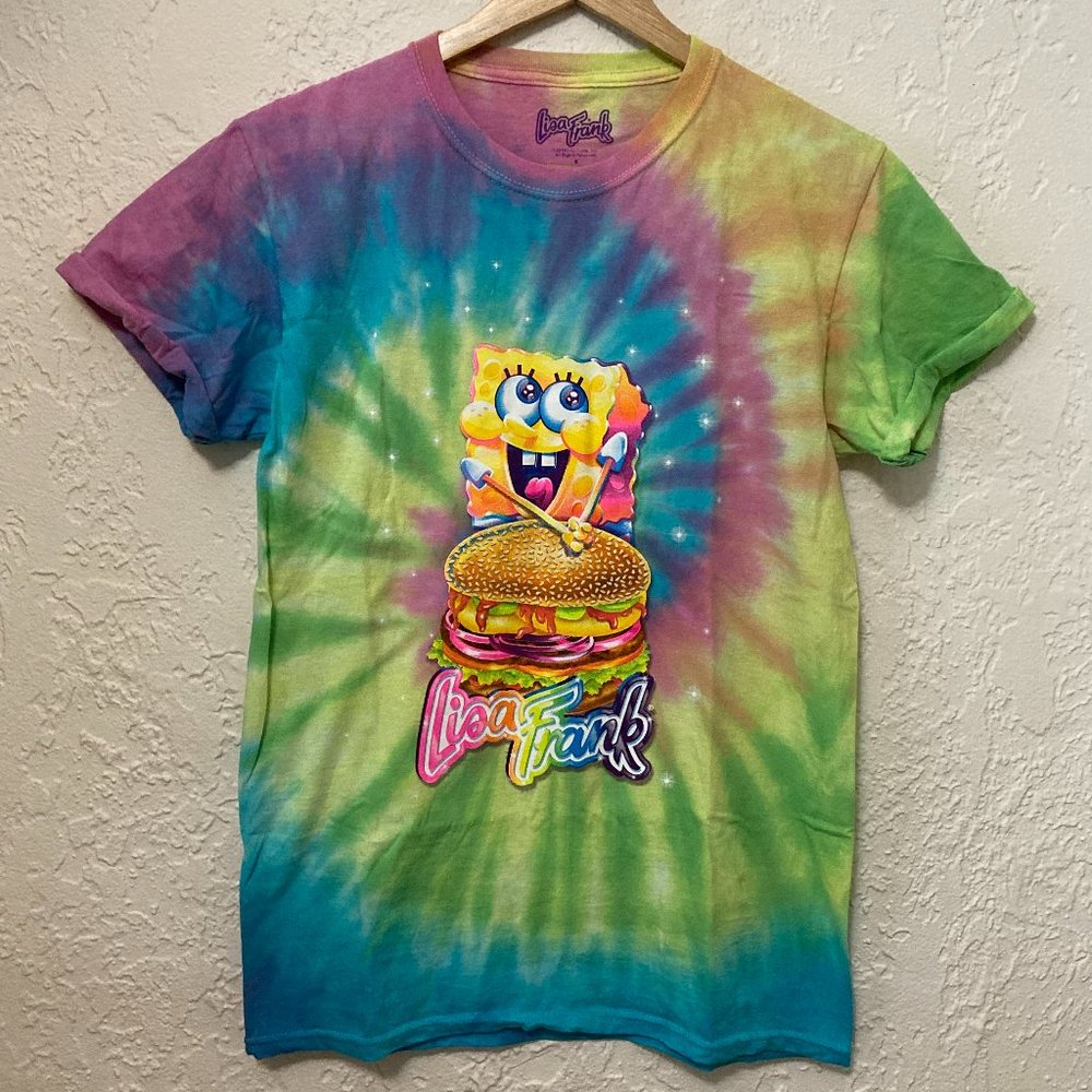 *SOLD* Lisa Frank X SpongeBob Tie Dye T-Shirt M